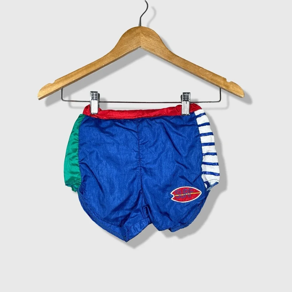 Unbranded Swim Trunks Kids 24M Blue‎ Surf Retro Beach Coastal Aesthetic
